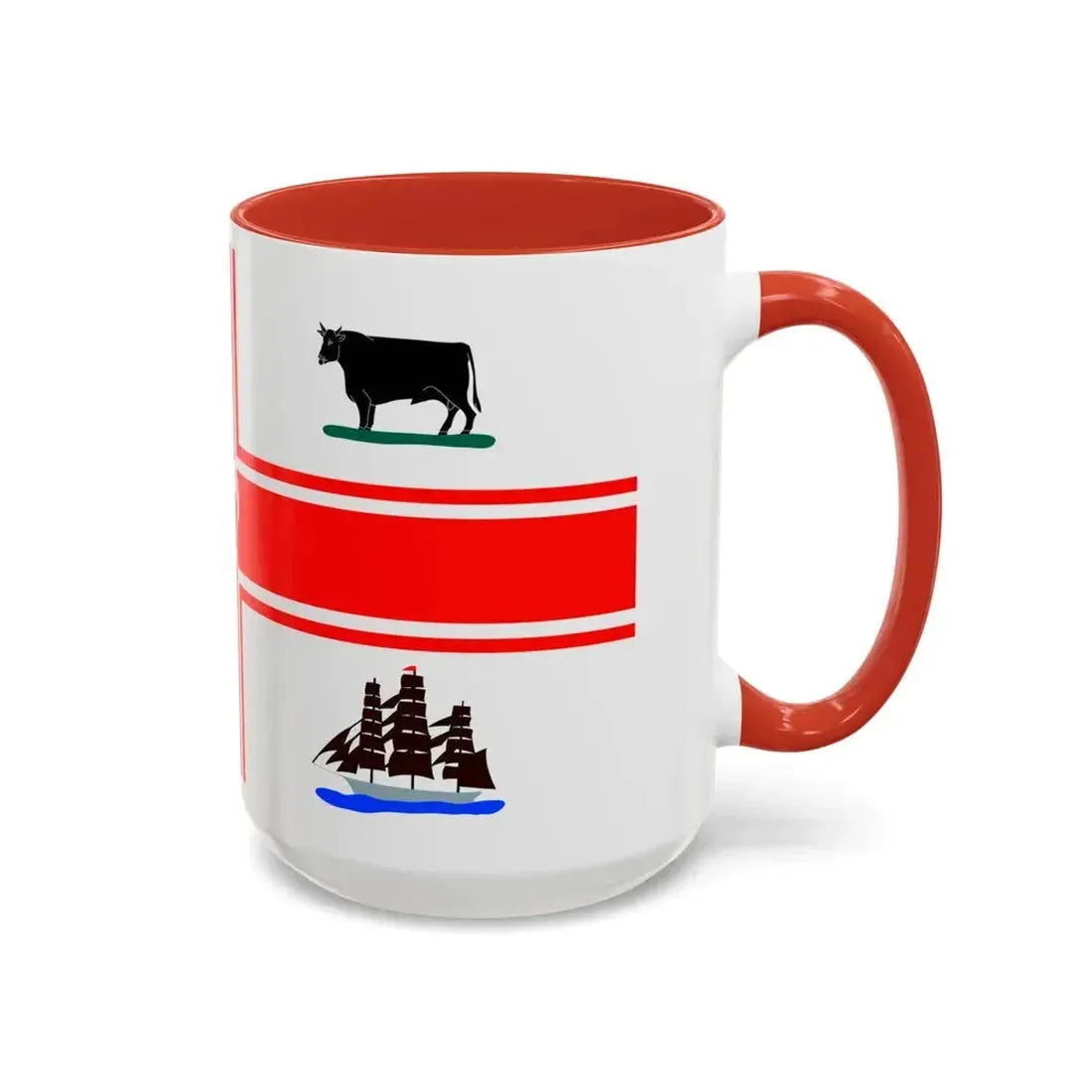 Flag of the City of Melbourne Australia - Accent Coffee Mug - Go Mug Yourself