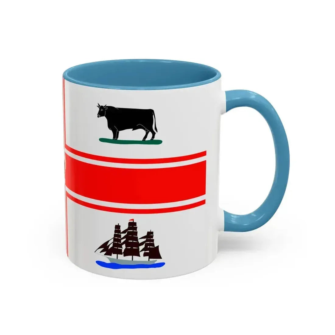 Flag of the City of Melbourne Australia - Accent Coffee Mug - Go Mug Yourself