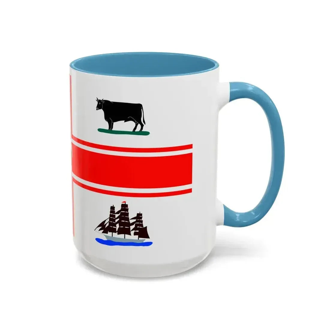 Flag of the City of Melbourne Australia - Accent Coffee Mug - Go Mug Yourself