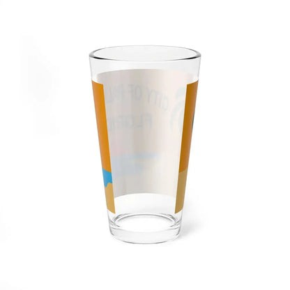 Flag of the City of Palm Bay, Florida - Pint Glass 16oz - Go Mug Yourself