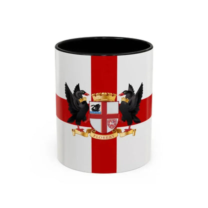 Flag of the City of Perth Australia - Accent Coffee Mug 11oz Black - Go Mug Yourself