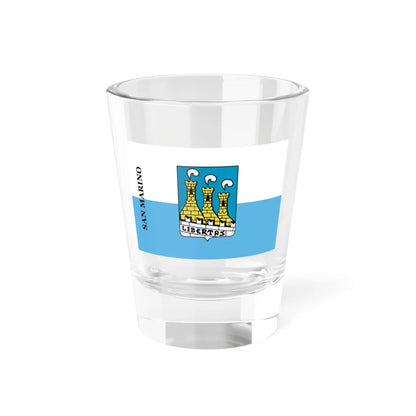 Flag of the City of San Marino (San Marino) Shot Glass 1.5oz 1.5oz - Go Mug Yourself