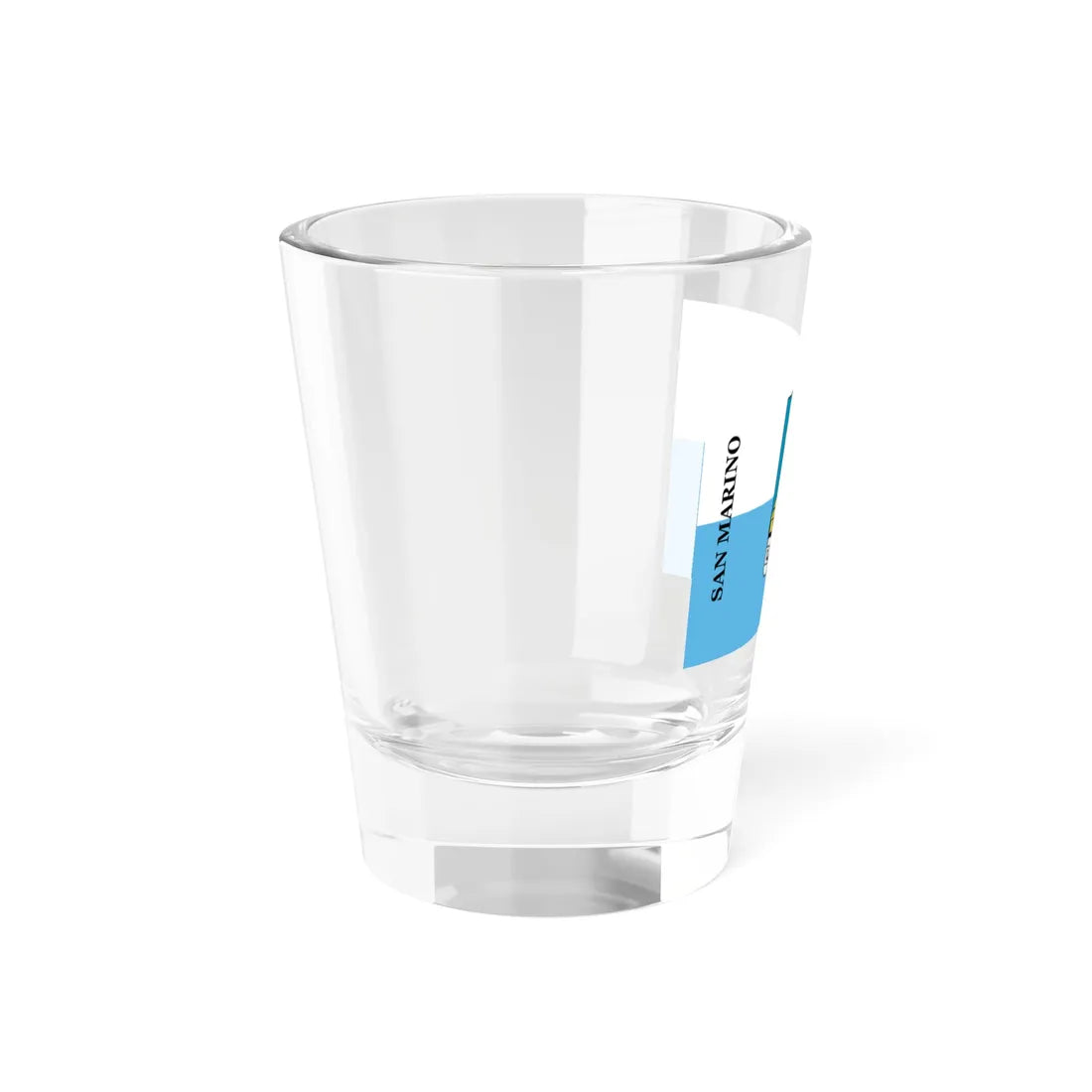 Flag of the City of San Marino (San Marino) Shot Glass 1.5oz - Go Mug Yourself