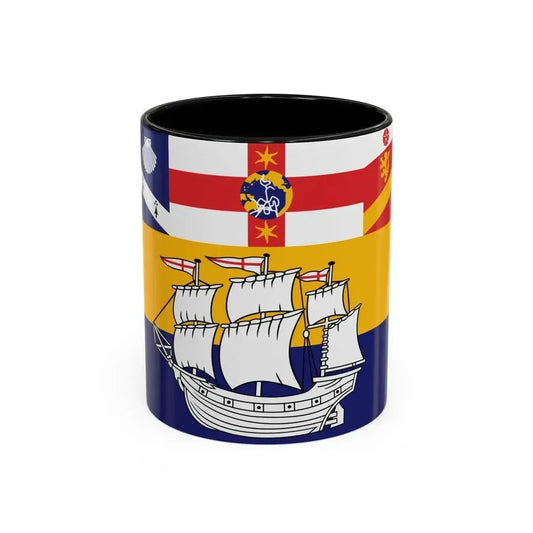Flag of the City of Sydney Australia - Accent Coffee Mug 11oz Black - Go Mug Yourself