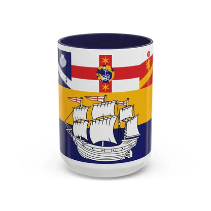 Flag of the City of Sydney Australia - Accent Coffee Mug 15oz Navy - Go Mug Yourself