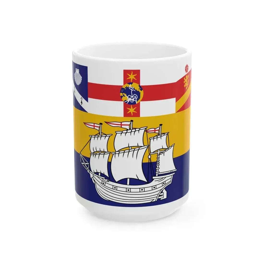 Flag of the City of Sydney Australia - White Coffee Mug 15oz - Go Mug Yourself