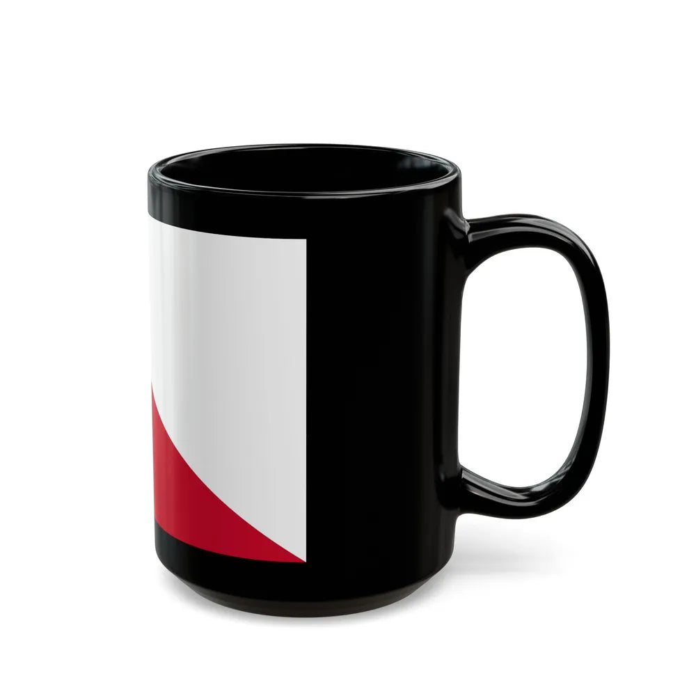 Flag of the City of Utrecht the capital of the province of Utrecht Netherlands - Black Coffee Mug-Go Mug Yourself