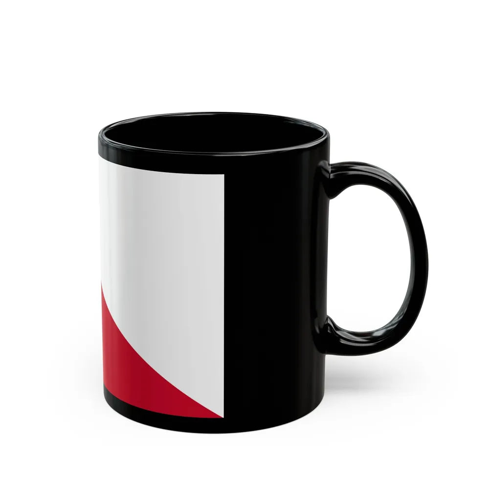 Flag of the City of Utrecht the capital of the province of Utrecht Netherlands - Black Coffee Mug-Go Mug Yourself