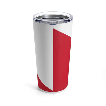 Flag of the City of Utrecht the capital of the province of Utrecht Netherlands - Tumbler 20oz - Go Mug Yourself
