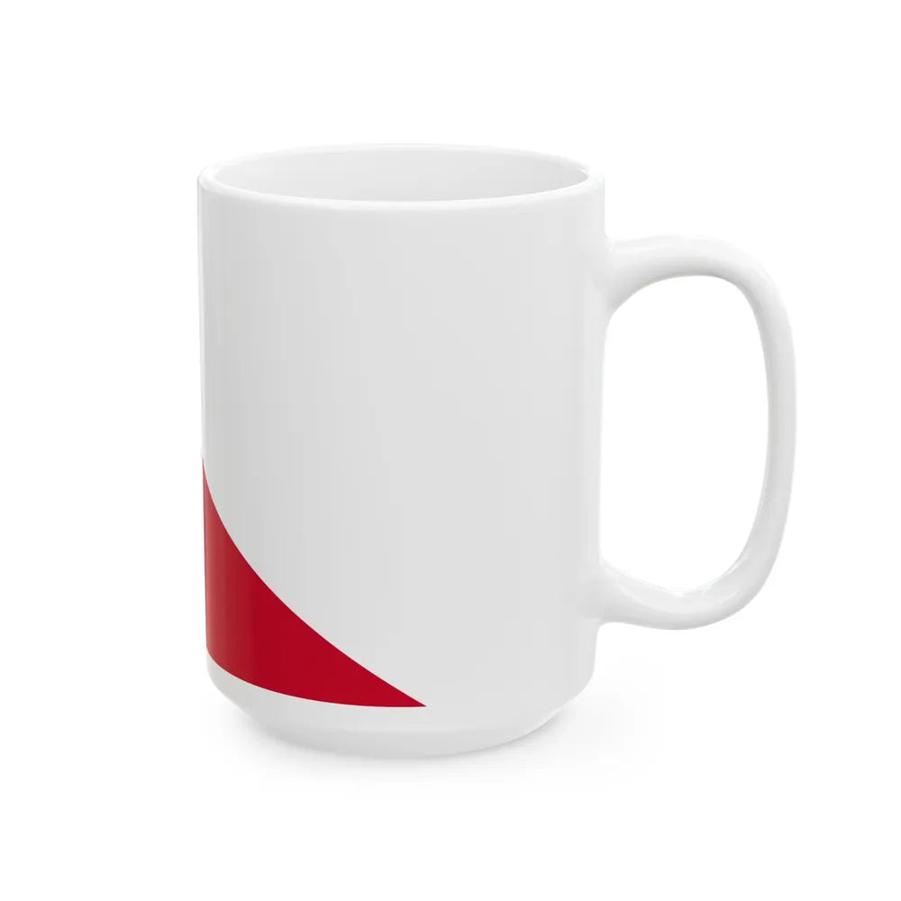 Flag of the City of Utrecht the capital of the province of Utrecht Netherlands - White Coffee Mug-Go Mug Yourself