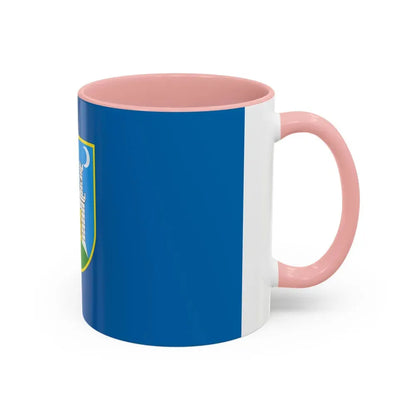 Flag of the City of Zagreb Croatia - Accent Coffee Mug - Go Mug Yourself