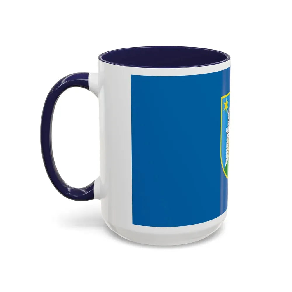 Flag of the City of Zagreb Croatia - Accent Coffee Mug - Go Mug Yourself