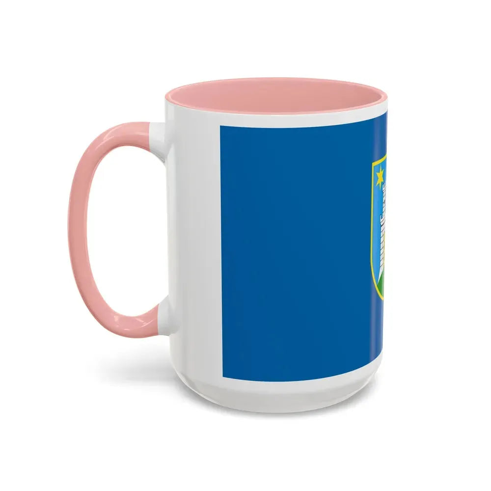 Flag of the City of Zagreb Croatia - Accent Coffee Mug - Go Mug Yourself