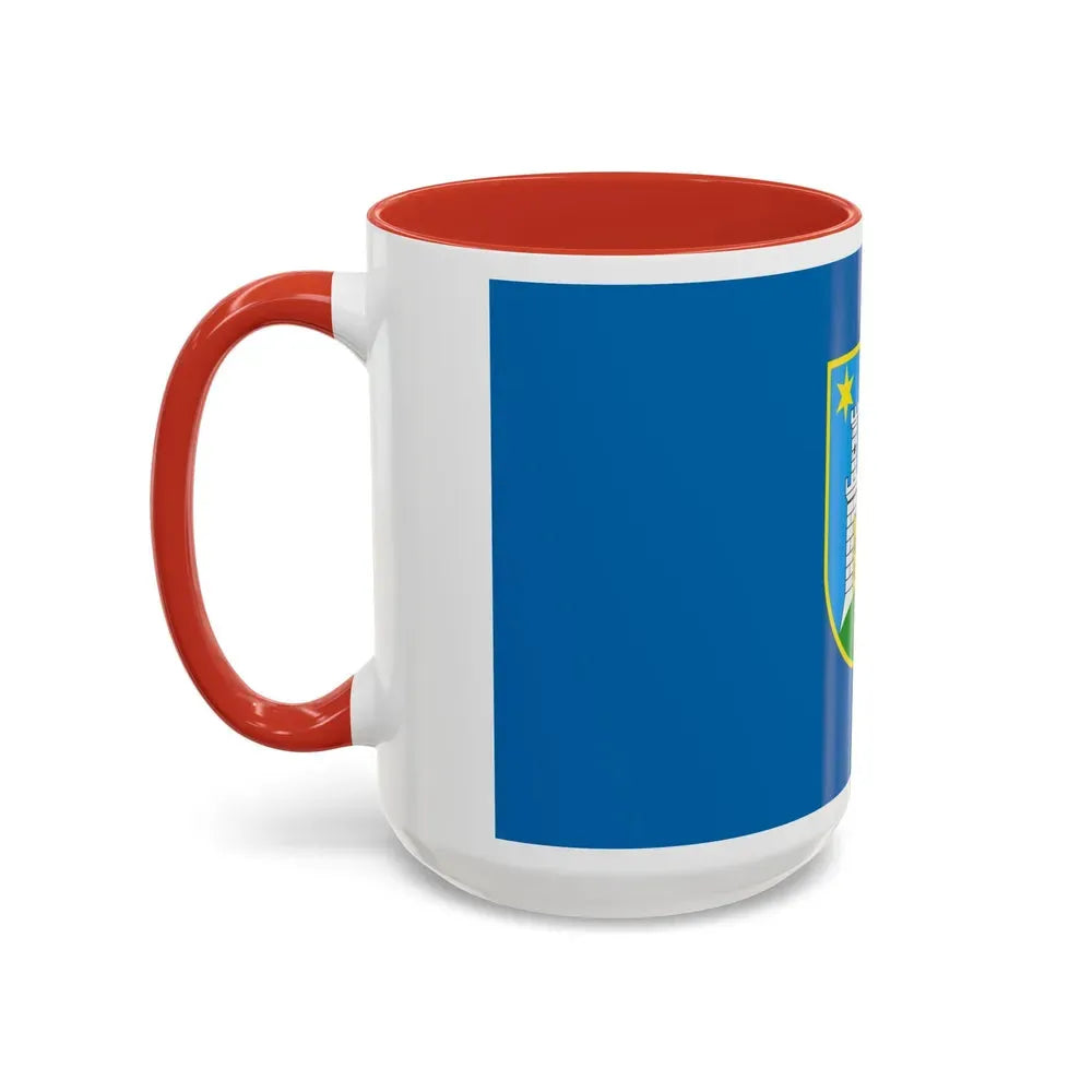 Flag of the City of Zagreb Croatia - Accent Coffee Mug - Go Mug Yourself