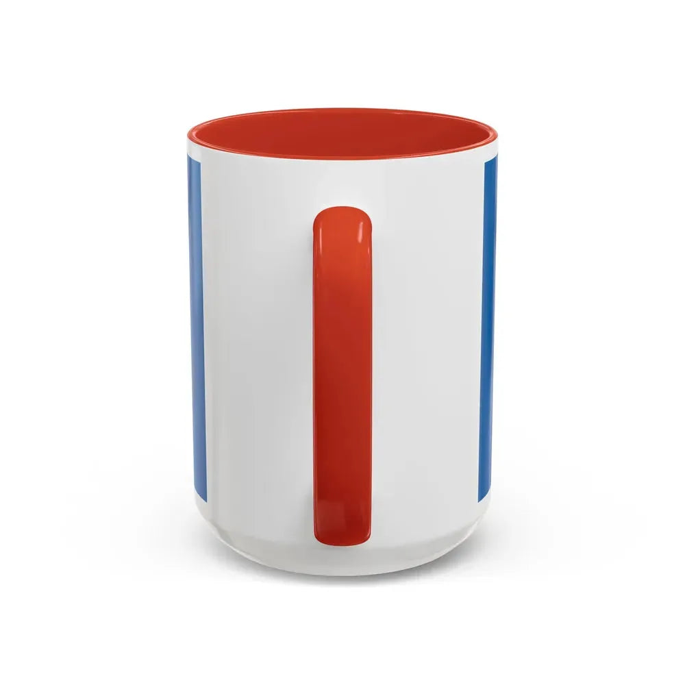 Flag of the City of Zagreb Croatia - Accent Coffee Mug - Go Mug Yourself