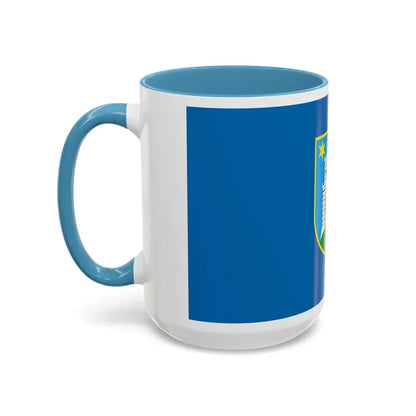 Flag of the City of Zagreb Croatia - Accent Coffee Mug - Go Mug Yourself