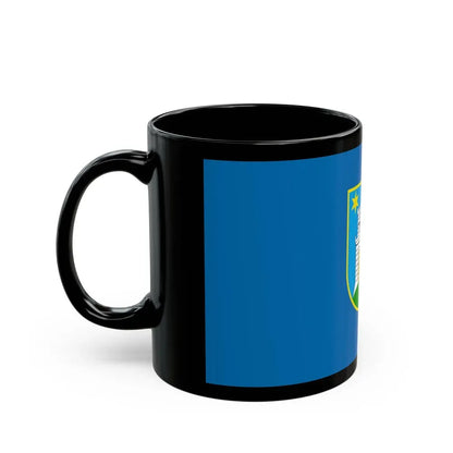 Flag of the City of Zagreb Croatia - Black Coffee Mug - Go Mug Yourself