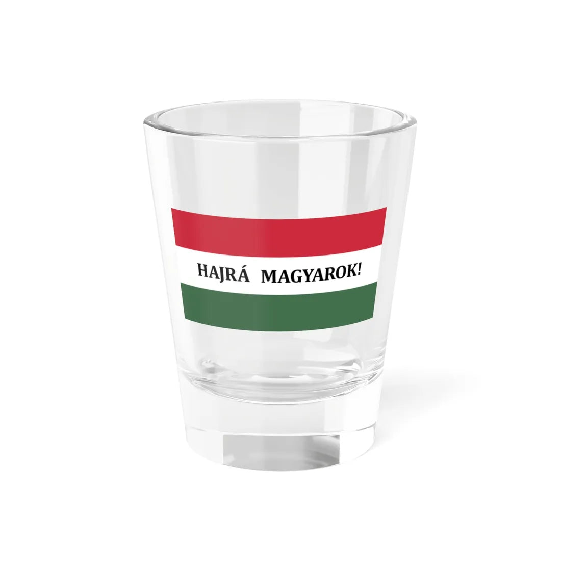 Flag of the Civic Circles Hungary (Hungary) Shot Glass 1.5oz 1.5oz - Go Mug Yourself