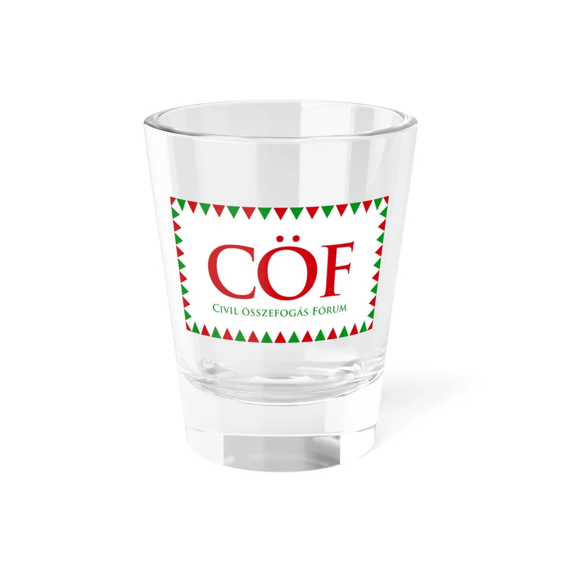 Flag of the Civil Union Forum Hungary (Hungary) Shot Glass 1.5oz 1.5oz - Go Mug Yourself