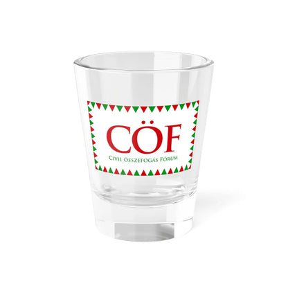 Flag of the Civil Union Forum Hungary (Hungary) Shot Glass 1.5oz 1.5oz - Go Mug Yourself