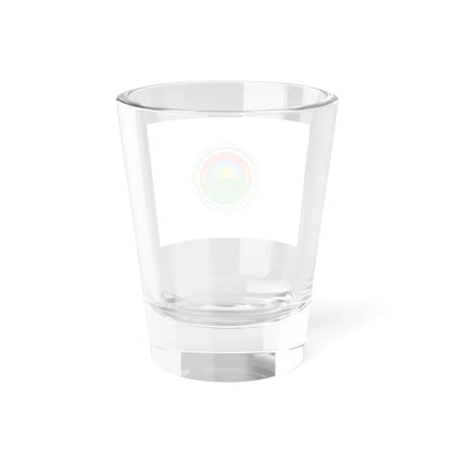Flag of the Cizire Canton (Syria) Shot Glass 1.5oz - Go Mug Yourself