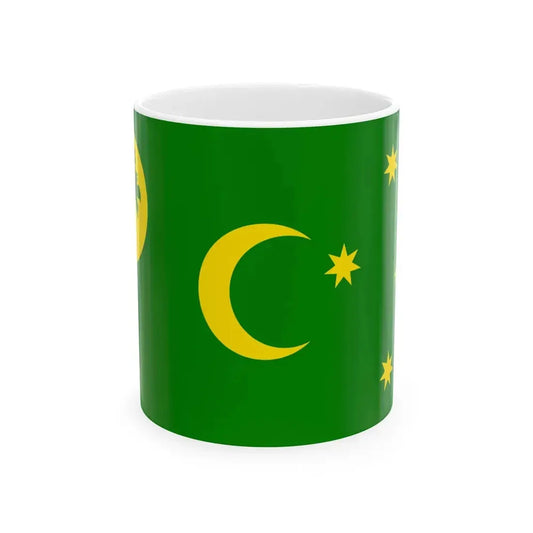 Flag of the Cocos Keeling Islands (Australia) White Coffee Mug 11oz - Go Mug Yourself