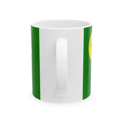 Flag of the Cocos Keeling Islands (Australia) White Coffee Mug - Go Mug Yourself