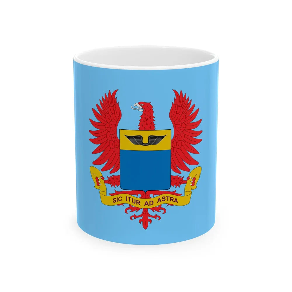 Flag of the Colombian Air Force (Colombia) White Coffee Mug 11oz - Go Mug Yourself