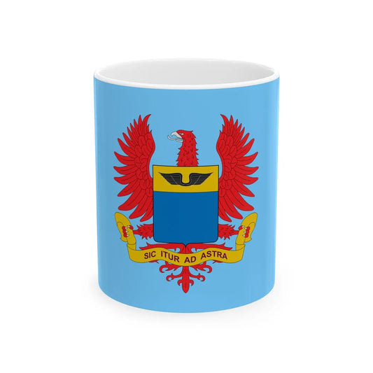 Flag of the Colombian Air Force (Colombia) White Coffee Mug 11oz - Go Mug Yourself