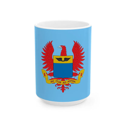 Flag of the Colombian Air Force (Colombia) White Coffee Mug 15oz - Go Mug Yourself