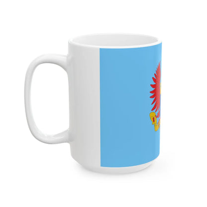 Flag of the Colombian Air Force (Colombia) White Coffee Mug - Go Mug Yourself