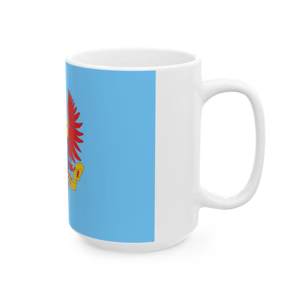 Flag of the Colombian Air Force (Colombia) White Coffee Mug - Go Mug Yourself
