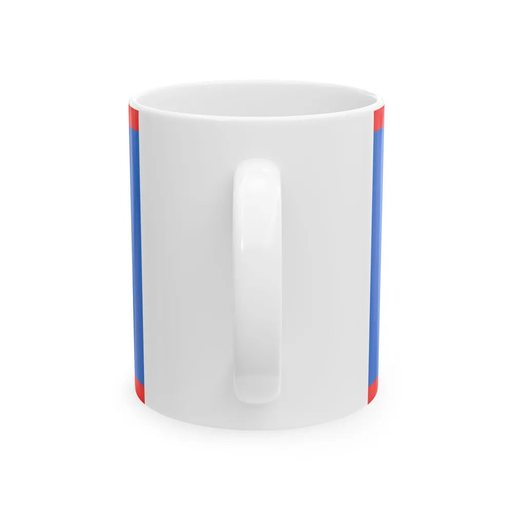 Flag of the Colombian Naval Infantry (Colombia) White Coffee Mug - Go Mug Yourself