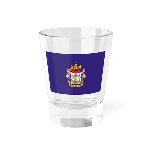 Flag of the Colombian Navy (Colombia) Shot Glass 1.5oz 1.5oz - Go Mug Yourself