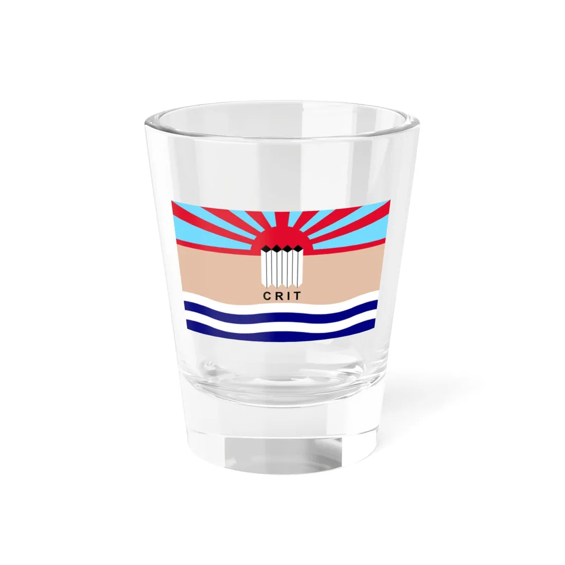 Flag of the Colorado River Indian Tribes (United States) Shot Glass 1.5oz 1.5oz - Go Mug Yourself