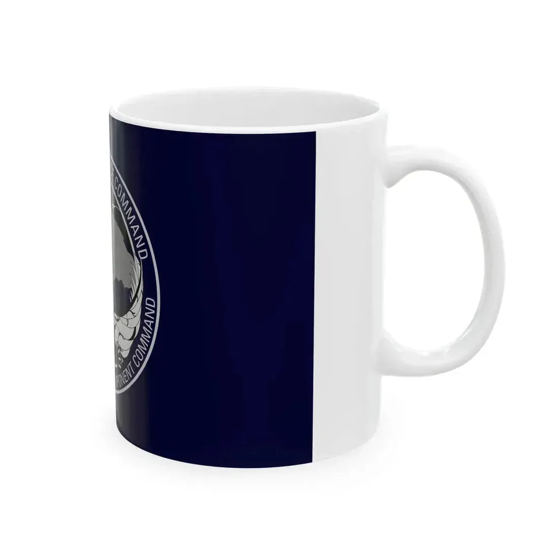 Flag of the Combined Force Space Component Command (United States) White Coffee Mug - Go Mug Yourself