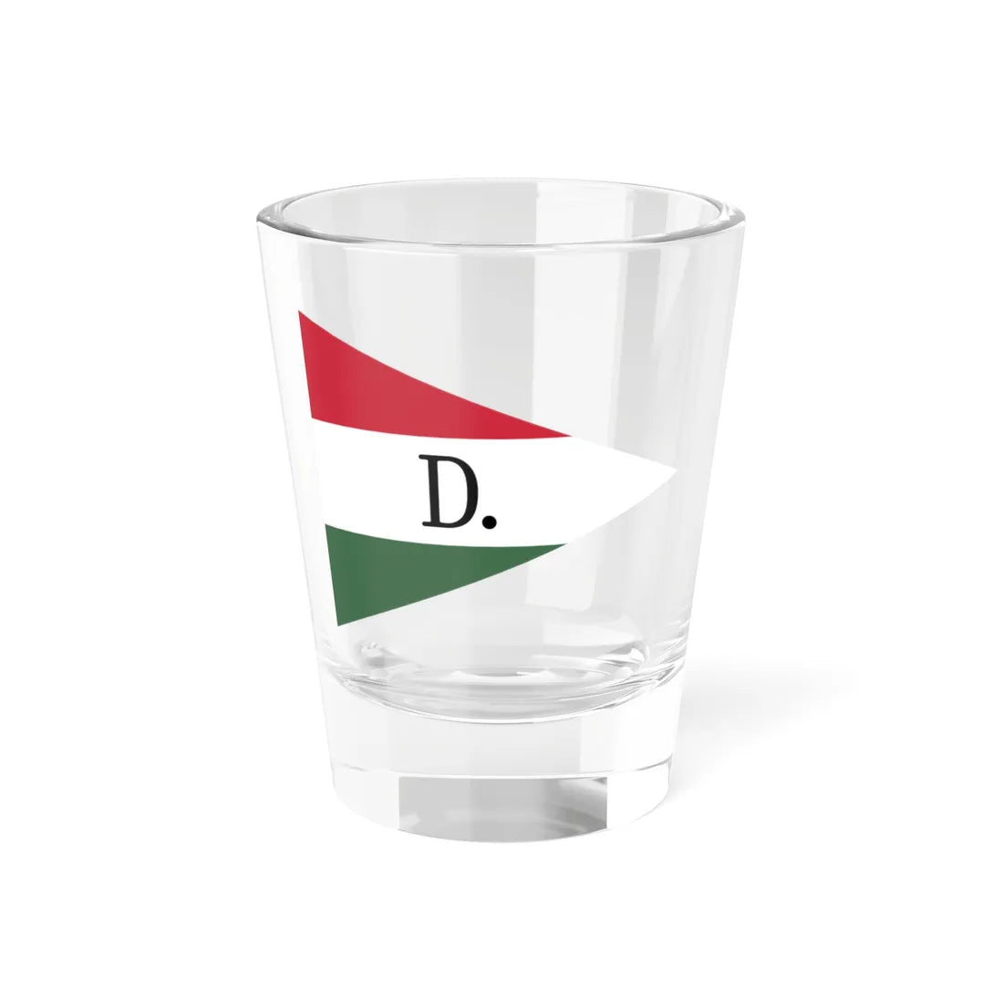 Flag of the Command of a Brigade of the Hungarian National Army 1919 (Hungary) Shot Glass 1.5oz 1.5oz - Go Mug Yourself