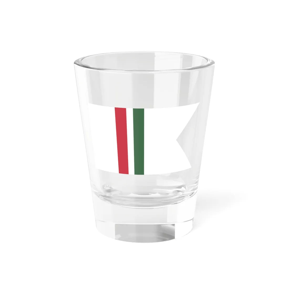 Flag of the Command of a Corps of the Royal Hungarian Defence Forces 1928 (Hungary) Shot Glass 1.5oz 1.5oz - Go Mug Yourself