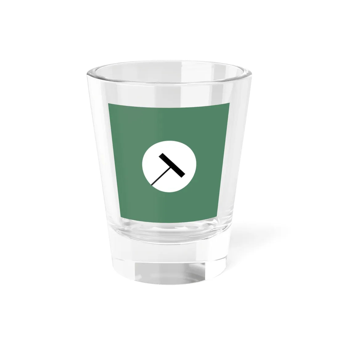 Flag of the Command of a Motorised Infantry Regiment or Battalion of the Royal Hungarian Defence Forces 1939 (Hungary) Shot Glass 1.5oz 1.5oz - Go Mug Yourself