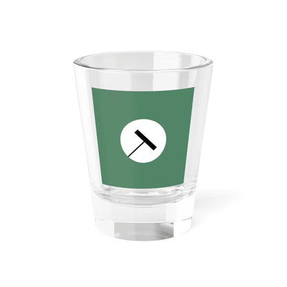 Flag of the Command of a Motorised Infantry Regiment or Battalion of the Royal Hungarian Defence Forces 1939 (Hungary) Shot Glass 1.5oz 1.5oz - Go Mug Yourself