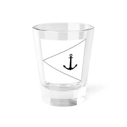 Flag of the Command of a River Brigade of the Royal Hungarian River Defence Forces 1939 (Hungary) Shot Glass 1.5oz 1.5oz - Go Mug Yourself