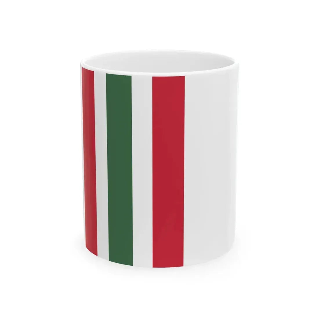 Flag of the Command of an Army of the Royal Hungarian Defence Forces 1928 (Hungary) White Coffee Mug 11oz - Go Mug Yourself