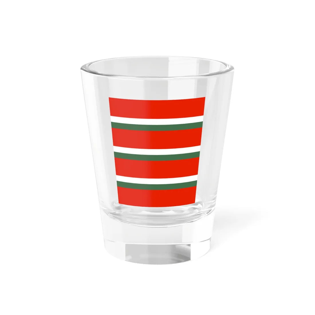 Flag of the Command of an Artillery Regiment of the Royal Hungarian Defence Forces 1928 (Hungary) Shot Glass 1.5oz 1.5oz - Go Mug Yourself