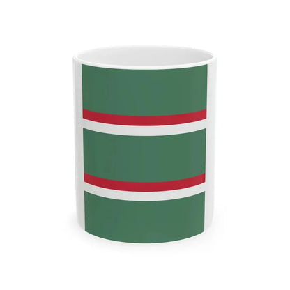 Flag of the Command of an Independent Infantry Battalion of the Royal Hungarian Defence Forces 1928 (Hungary) White Coffee Mug 11oz - Go Mug Yourself