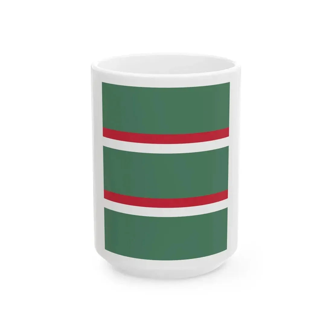 Flag of the Command of an Independent Infantry Battalion of the Royal Hungarian Defence Forces 1928 (Hungary) White Coffee Mug 15oz - Go Mug Yourself