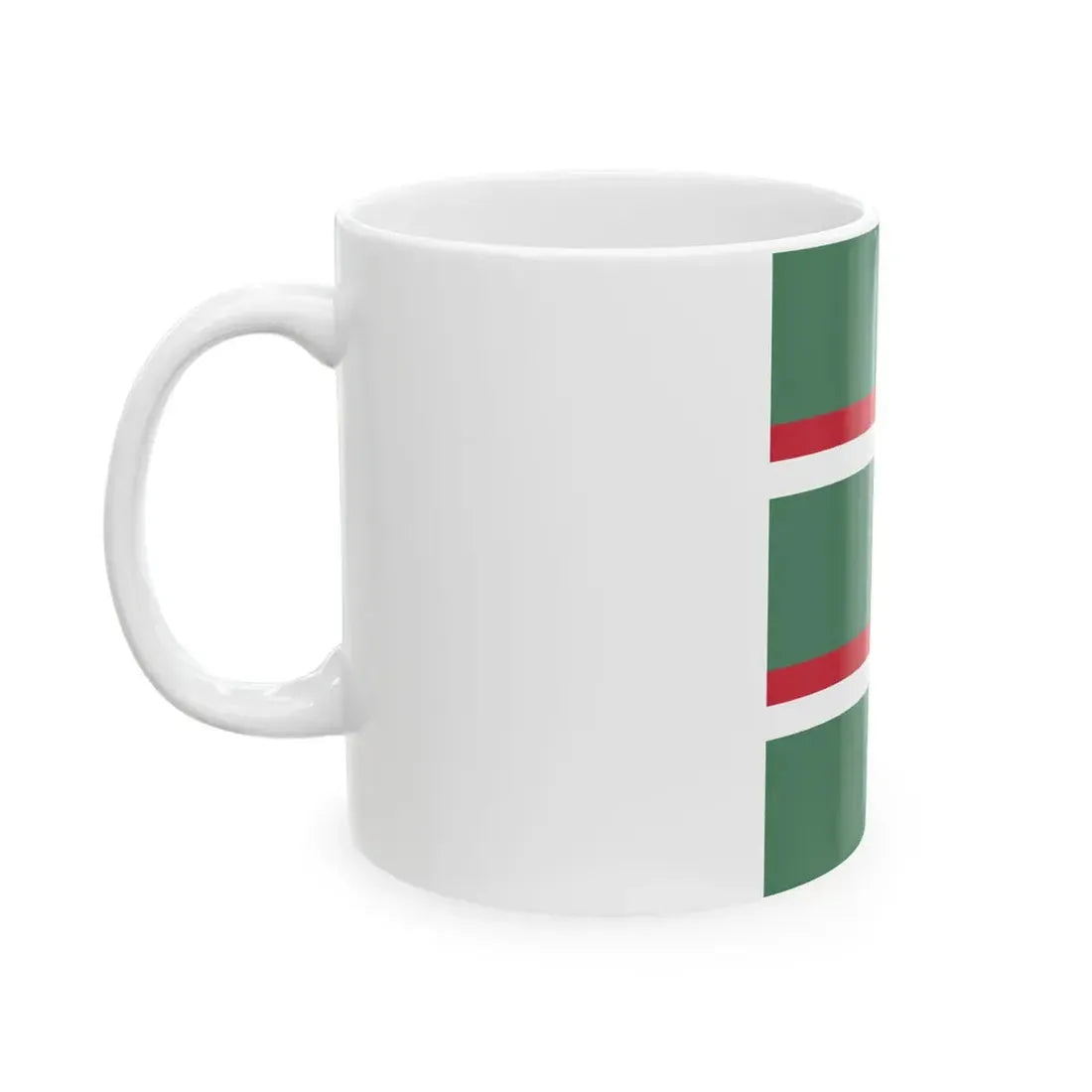 Flag of the Command of an Independent Infantry Battalion of the Royal Hungarian Defence Forces 1928 (Hungary) White Coffee Mug - Go Mug Yourself