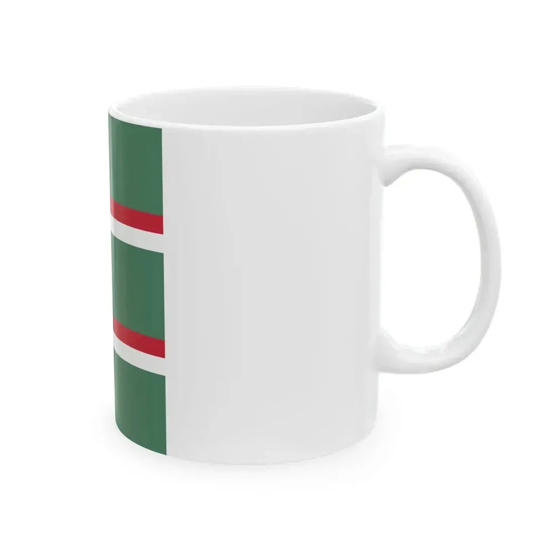 Flag of the Command of an Independent Infantry Battalion of the Royal Hungarian Defence Forces 1928 (Hungary) White Coffee Mug - Go Mug Yourself