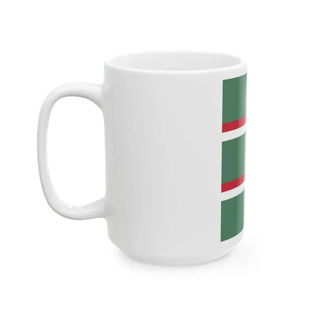 Flag of the Command of an Independent Infantry Battalion of the Royal Hungarian Defence Forces 1928 (Hungary) White Coffee Mug - Go Mug Yourself