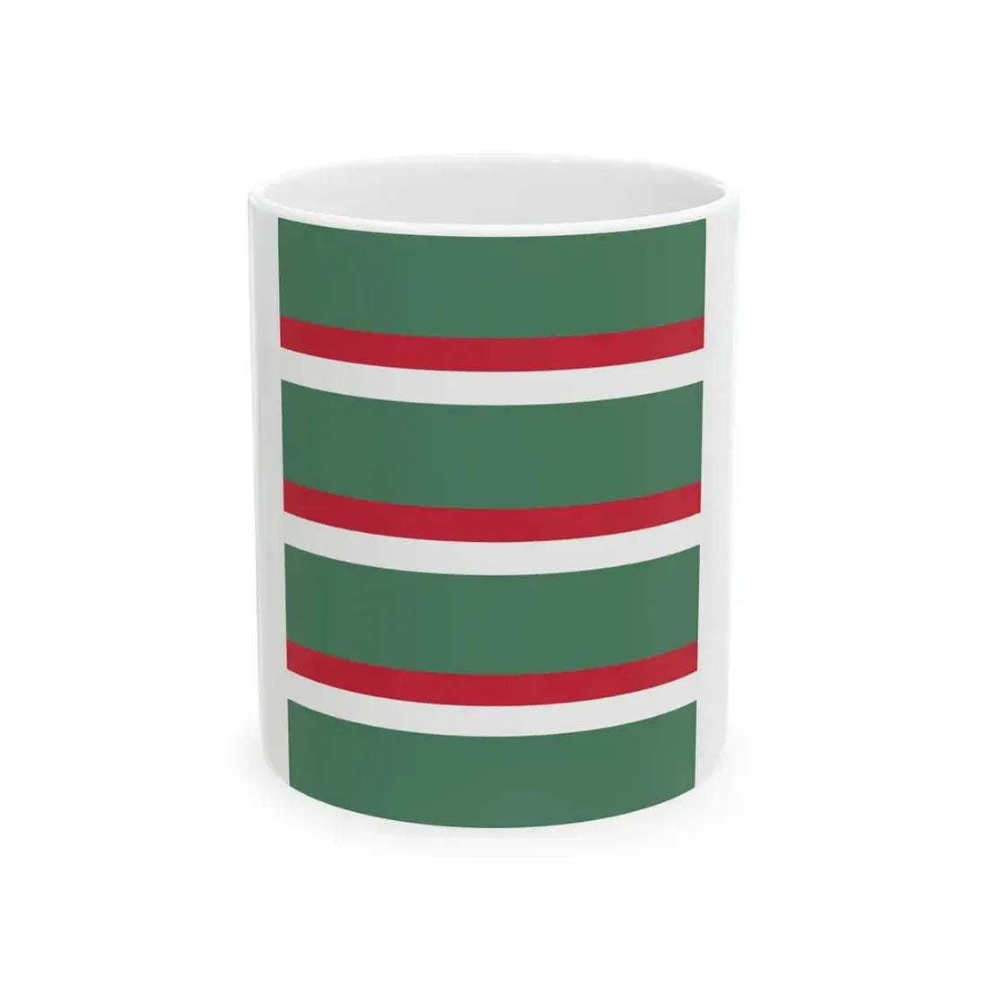 Flag of the Command of an Infantry Regiment of the Royal Hungarian Defence Forces 1928 (Hungary) White Coffee Mug 11oz - Go Mug Yourself