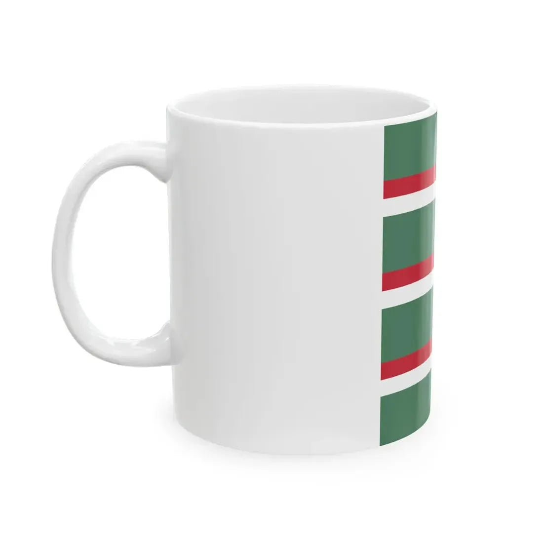 Flag of the Command of an Infantry Regiment of the Royal Hungarian Defence Forces 1928 (Hungary) White Coffee Mug - Go Mug Yourself
